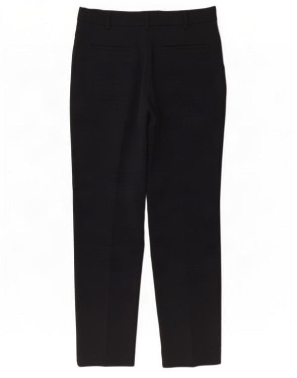 Marks & Spencer Womens Casual Trousers UK 12 Medium W32 L28 Navy Blue
