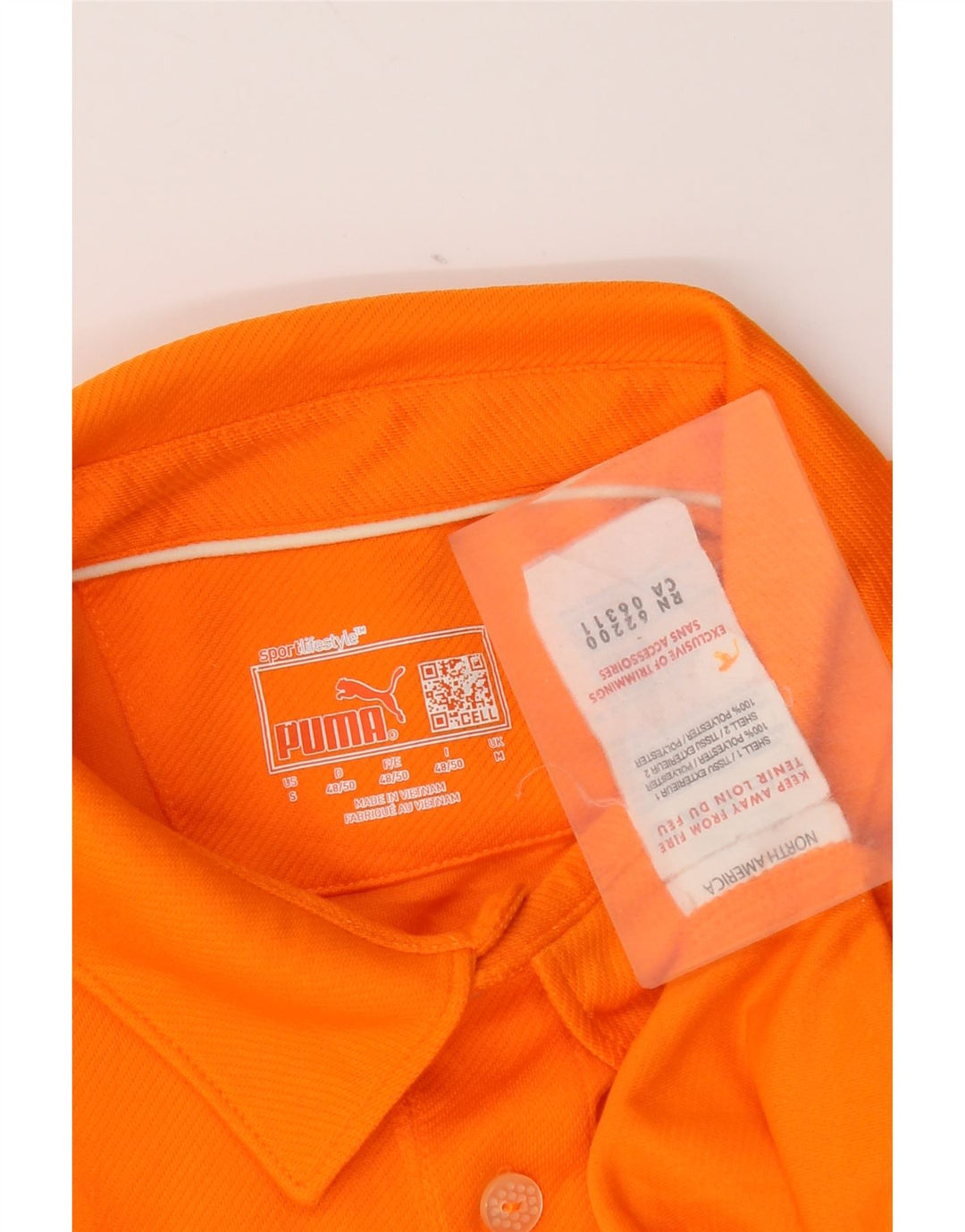 Puma Herren Poloshirt Medium Orange Polyester
