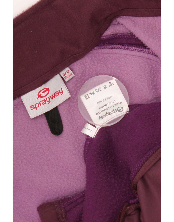 Sprayway Doublure polaire pour femme UK 12 Violet moyen Colourblock