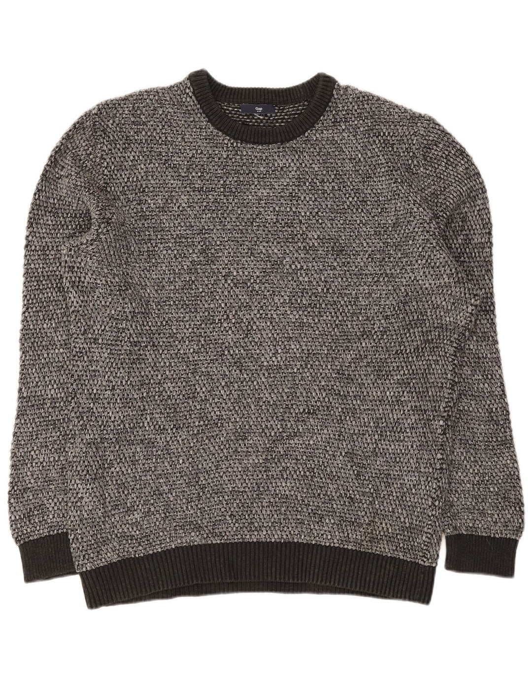 Gap Jersey De Cuello Redondo Para Hombre Jersey Pequeño Gris Moteado