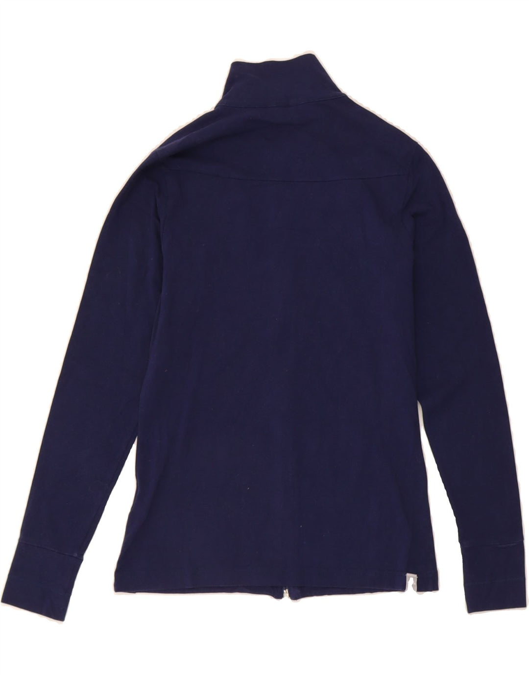 ADIDAS Womens Tracksuit Top Jacket UK 8 Small Navy Blue Cotton Vintage Adidas and Second-Hand Adidas from Messina Hembry 
