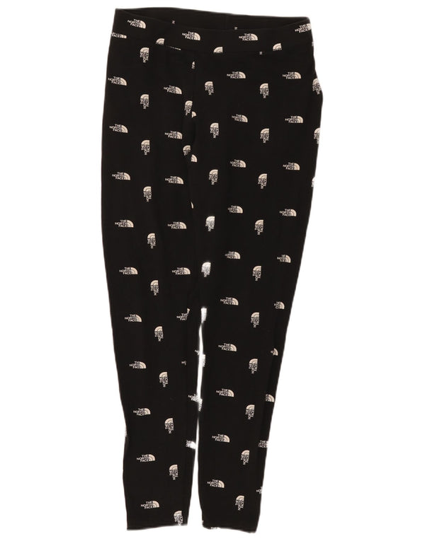 The North Face Womens Graphic Leggings UK 12 Mittelschwarze Baumwolle