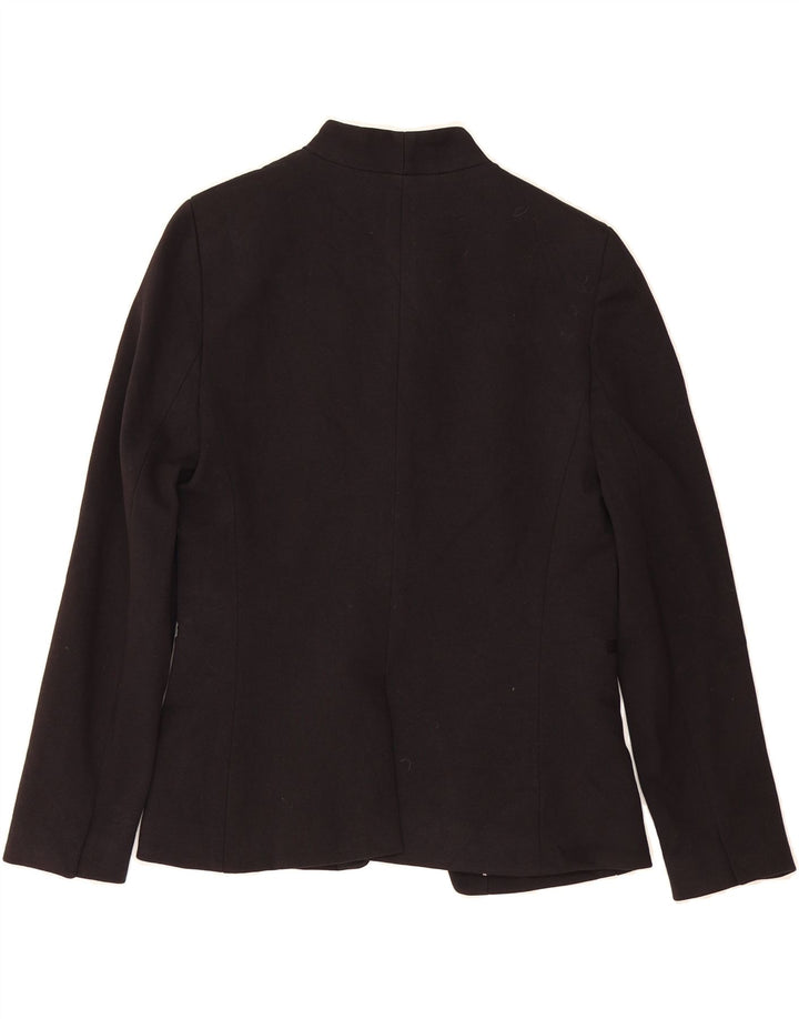 J. CREW Womens 365 Blazer Jacket UK 6 XS Black Viscose Vintage J. Crew and Second-Hand J. Crew from Messina Hembry 