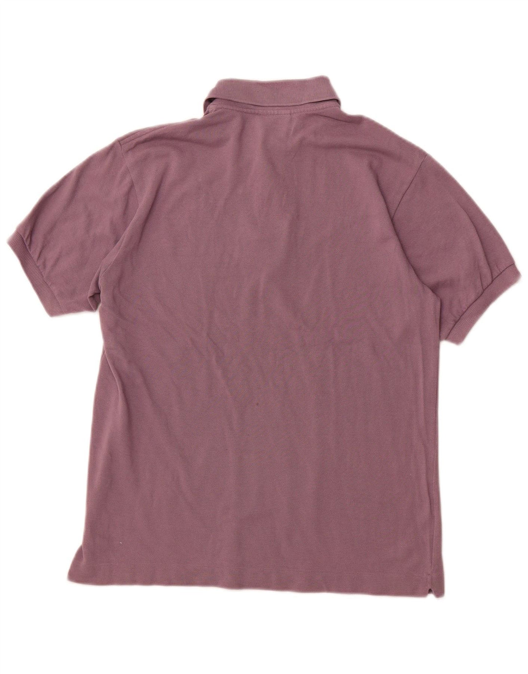 LACOSTE Mens Polo Shirt Size 3 Small Purple Cotton