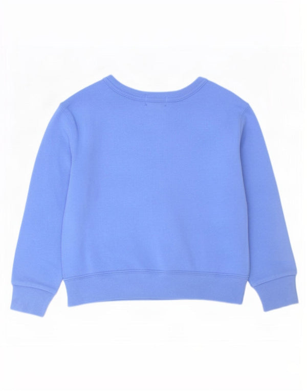 Polo Ralph Lauren Meninos moletom gráfico jumper 3-4 anos algodão azul