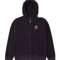 TOMMY HILFIGER Boys Hooded Fleece Jacket 15-16 Years Navy Blue Polyester
