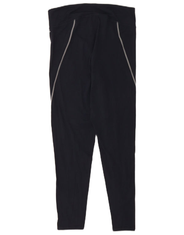 Jack Wills Womens Leggings UK 16 Large Navy Blue Nylon