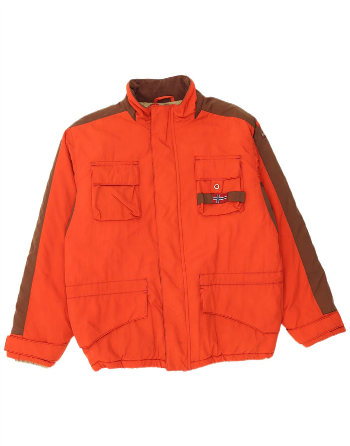NAPAPIJRI Boys Geographic Windbreaker Jacket 15-16 Years Orange