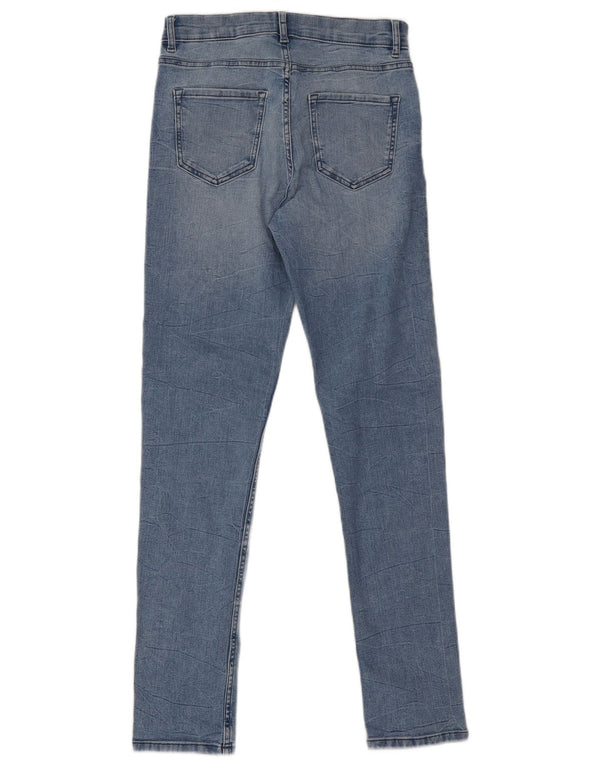 Marks & Spencer Damskie The Lily Slim Jeans UK 10 Small W26 L30 Niebieska bawełna