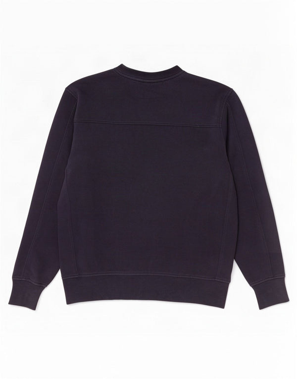 Calvin Klein Jeans moletom masculino jumper médio azul marinho algodão