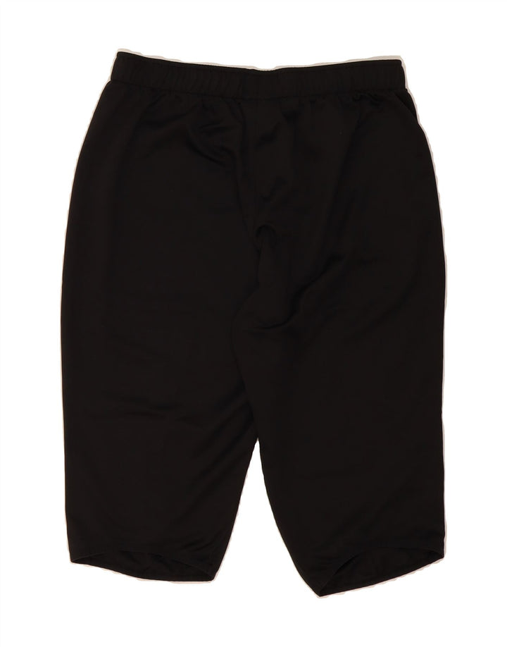 JOMA Womens Graphic Sport Shorts UK 14 Large  Black Polyester Vintage Joma and Second-Hand Joma from Messina Hembry 