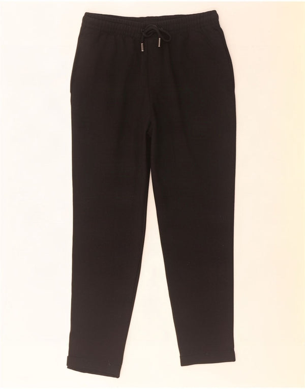 Zara Mens Tracksuit Trousers Small Black Polyester