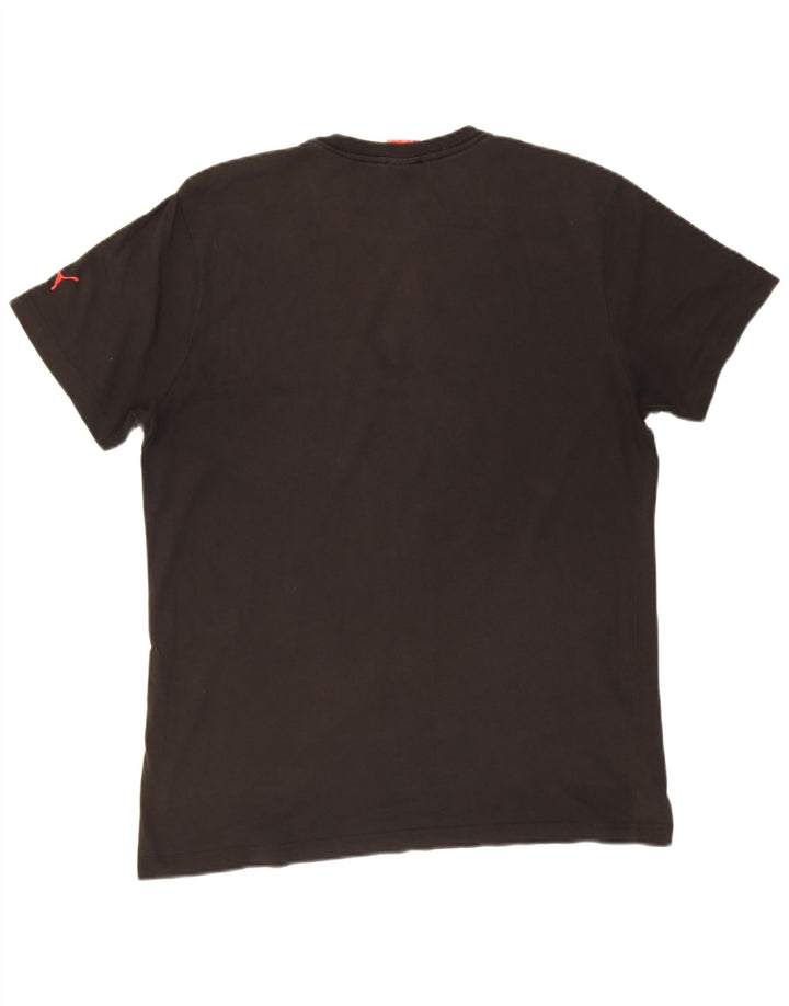 Puma Mens Graphic T-Shirt Top Large Black