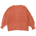 Damski sweter oversize z dekoltem w łódkę Zara UK 14 Średni pomarańczowy