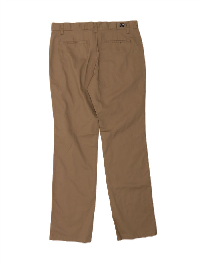 LEE Mens Straight Chino Trousers W36 L34 Beige Cotton Vintage Lee and Second-Hand Lee from Messina Hembry 