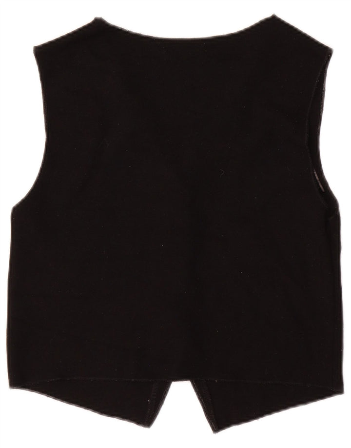Zara Gilet Femme UK 12 Moyen Noir