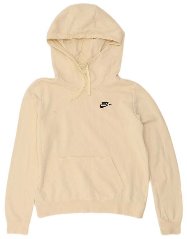 Felpa con cappuccio da uomo Nike Small in cotone beige