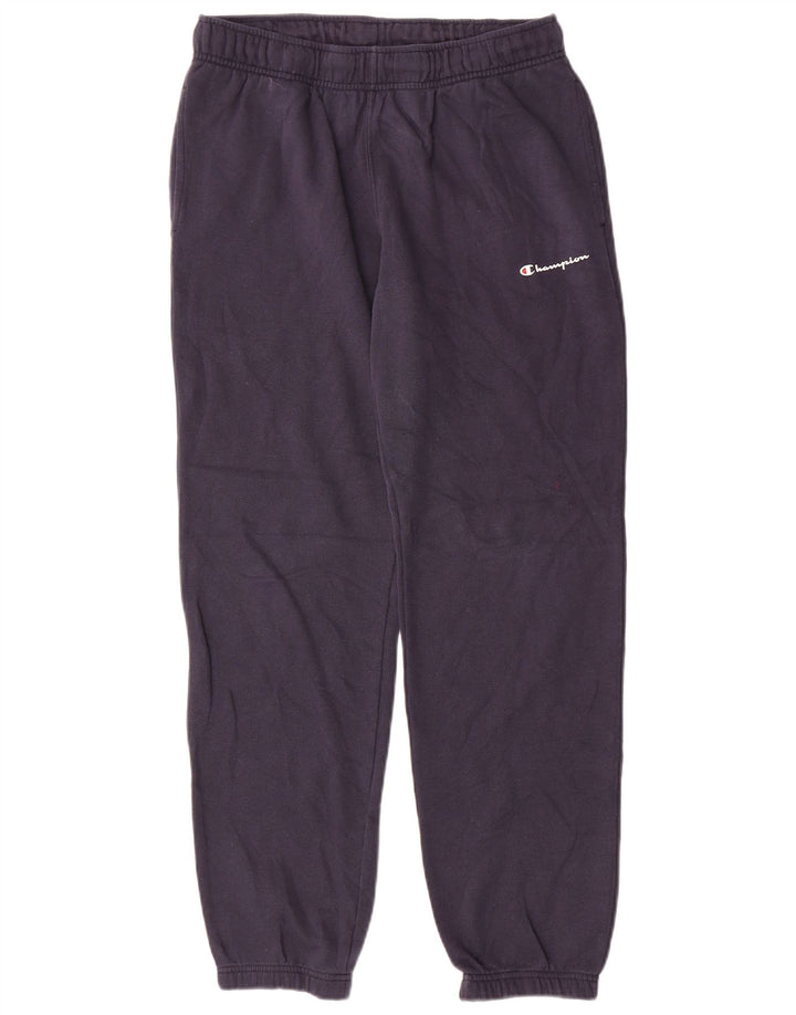 CHAMPION Mens Tracksuit Trousers Joggers Medium  Navy Blue Cotton