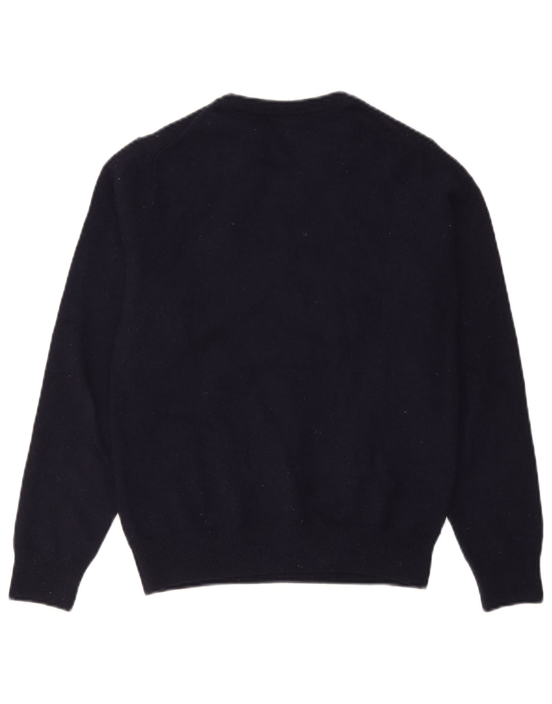 Maglione maglione girocollo da uomo Lacoste taglia 3 piccolo blu navy in lana vergine