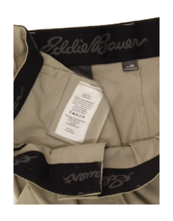 EDDIE BAUER Mens Chino Shorts  W40 XL Beige Nylon Vintage Eddie Bauer and Second-Hand Eddie Bauer from Messina Hembry 