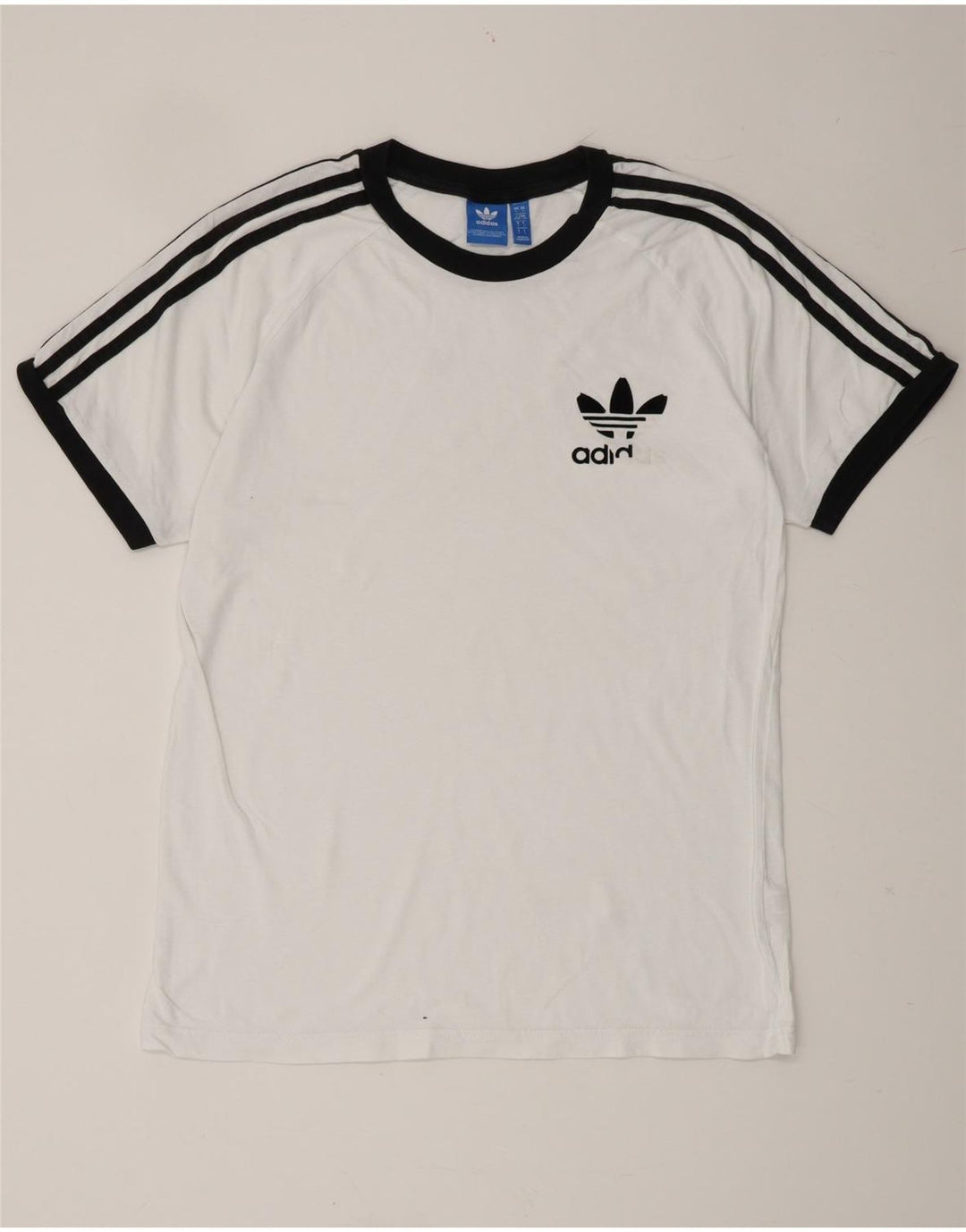 ADIDAS Womens T-Shirt Top UK 16 Large White Vintage Adidas and Second-Hand Adidas from Messina Hembry 