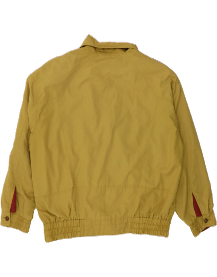 VINTAGE Mens Bomber Jacket UK 42 XL Yellow Polyester Vintage Vintage and Second-Hand Vintage from Messina Hembry 
