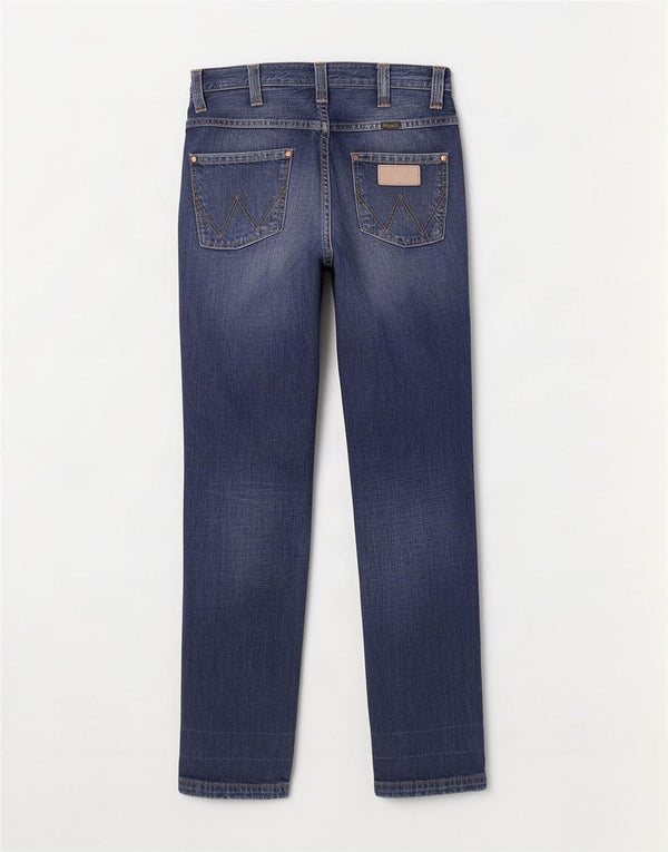 Blugi drepti pentru femei Wrangler Rockville W30 L34 Bumbac albastru