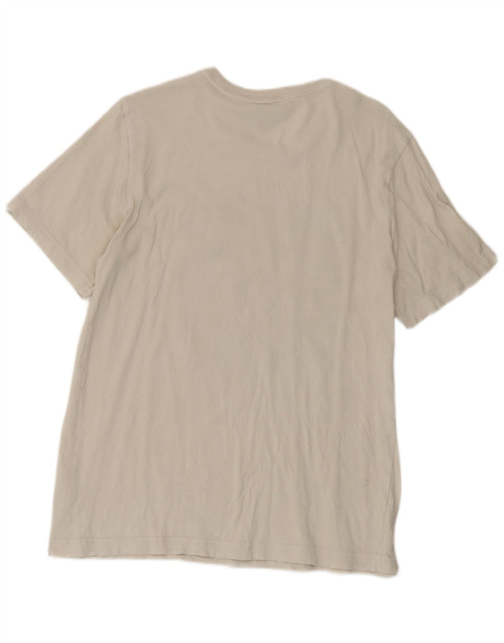 Adidas Mens Graphic T-Shirt Top Medium White Camouflage Cotton