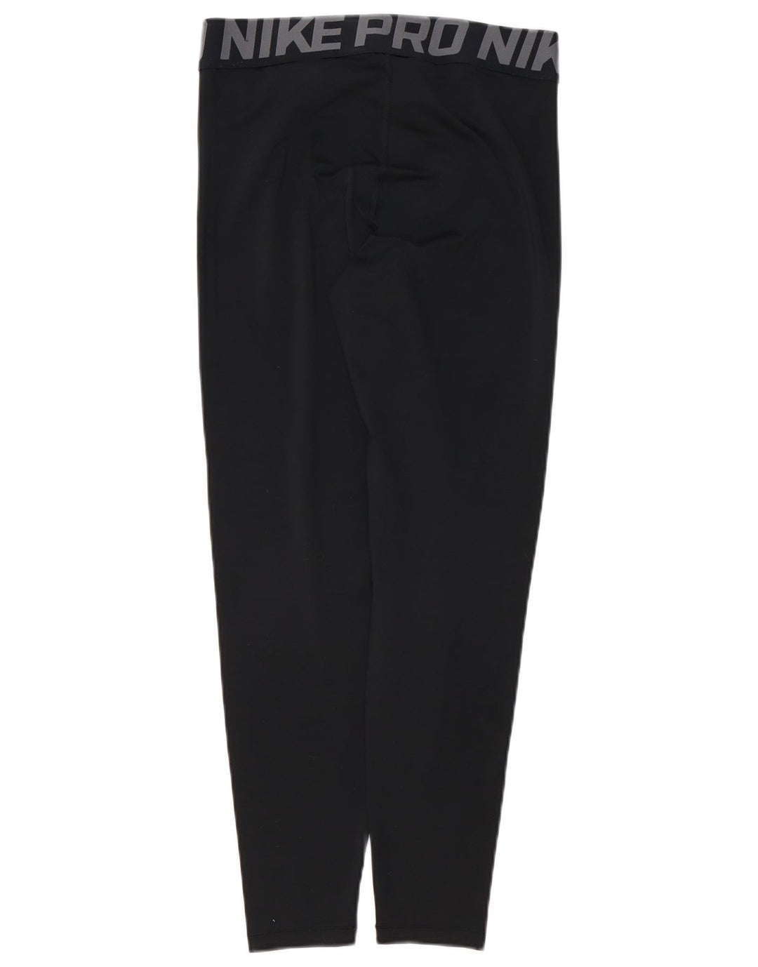 NIKE Womens Dri Fit Graphic Leggings UK 12 Mittelschwarzes Polyester