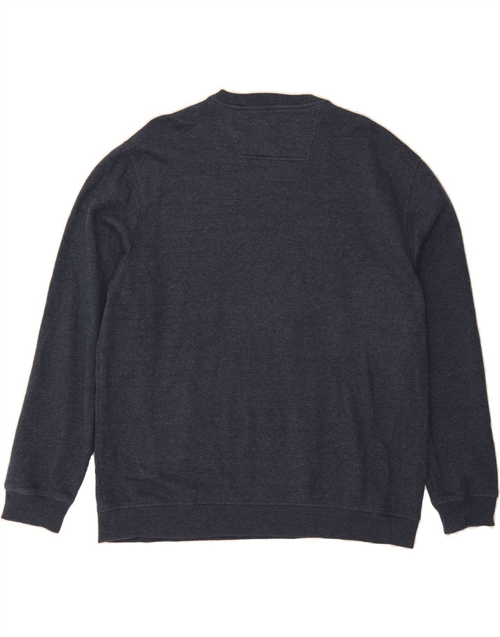 IZOD Mens Sweatshirt Jumper XL Navy Blue Cotton Vintage Izod and Second-Hand Izod from Messina Hembry 