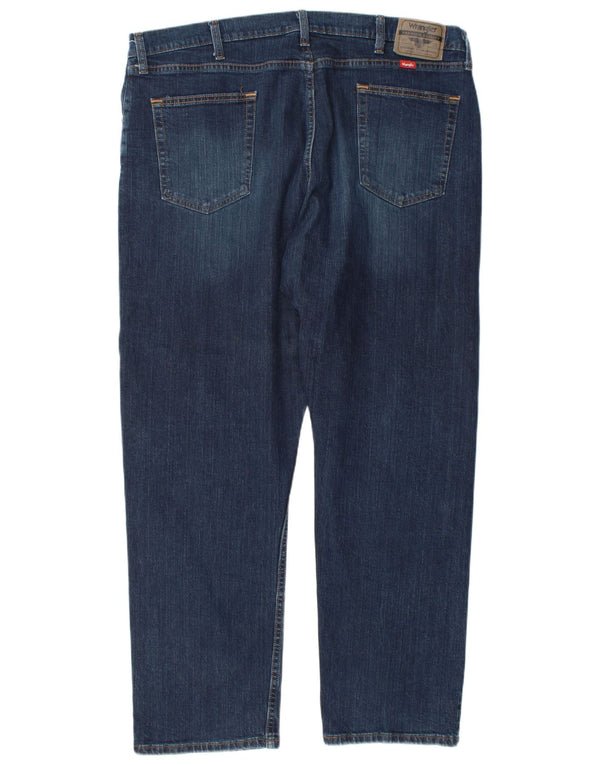 Męskie jeansy Wrangler o swobodnym kroju W40 L30, granatowe, bawełniane