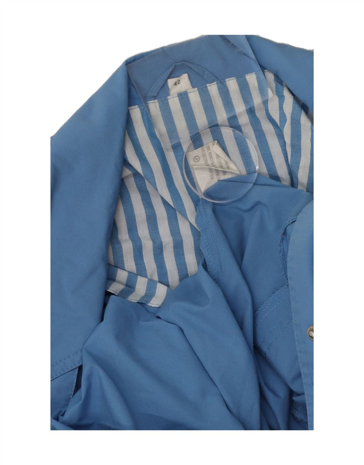 VINTAGE Womens Bomber Jacket IT 42 Medium Blue Polyester Vintage Vintage and Second-Hand Vintage from Messina Hembry 