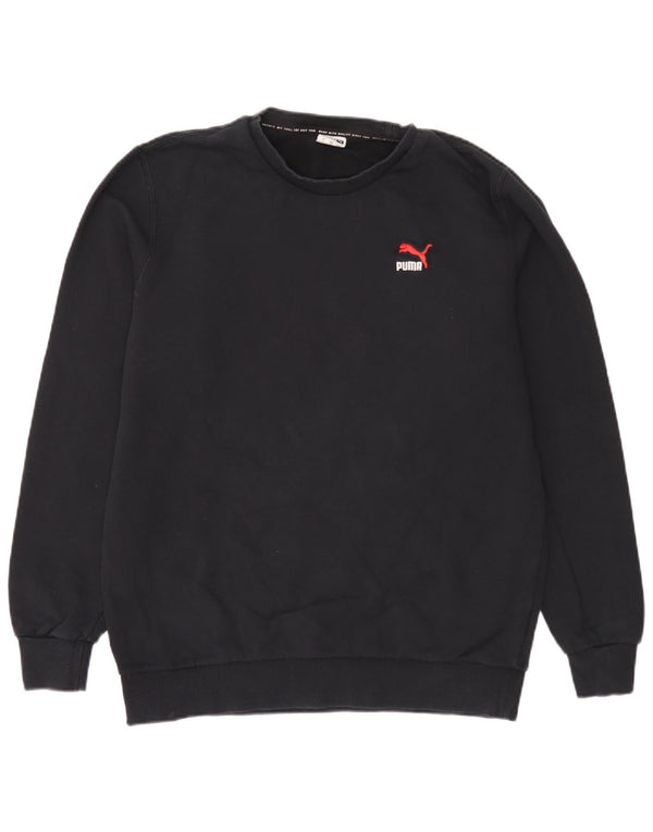 Męska bluza Puma Sweter, duża, czarna, bawełniana
