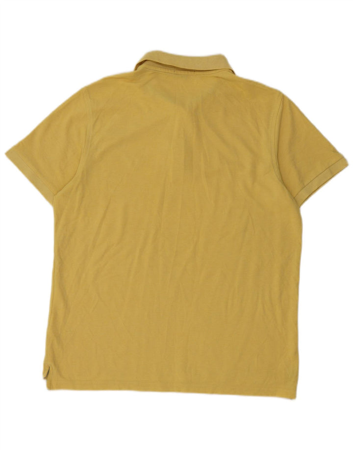 Lyle & Scott herre poloskjorte stor gul bomuld