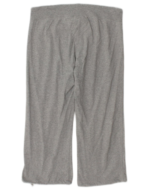 Champion Pantalon de Survêtement Capri Femme UK 10 Petit Gris Moucheté Coton