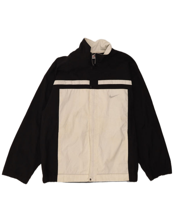 Nike Mens Treino Top Jacket XL Preto Colourblock Nylon