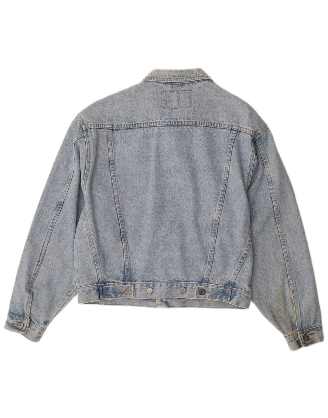 Ragazza Womens Denim Jacket UK 14 XL Blue Cotton
