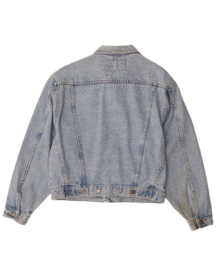 Ragazza Womens Denim Jacket UK 14 XL Blue Cotton