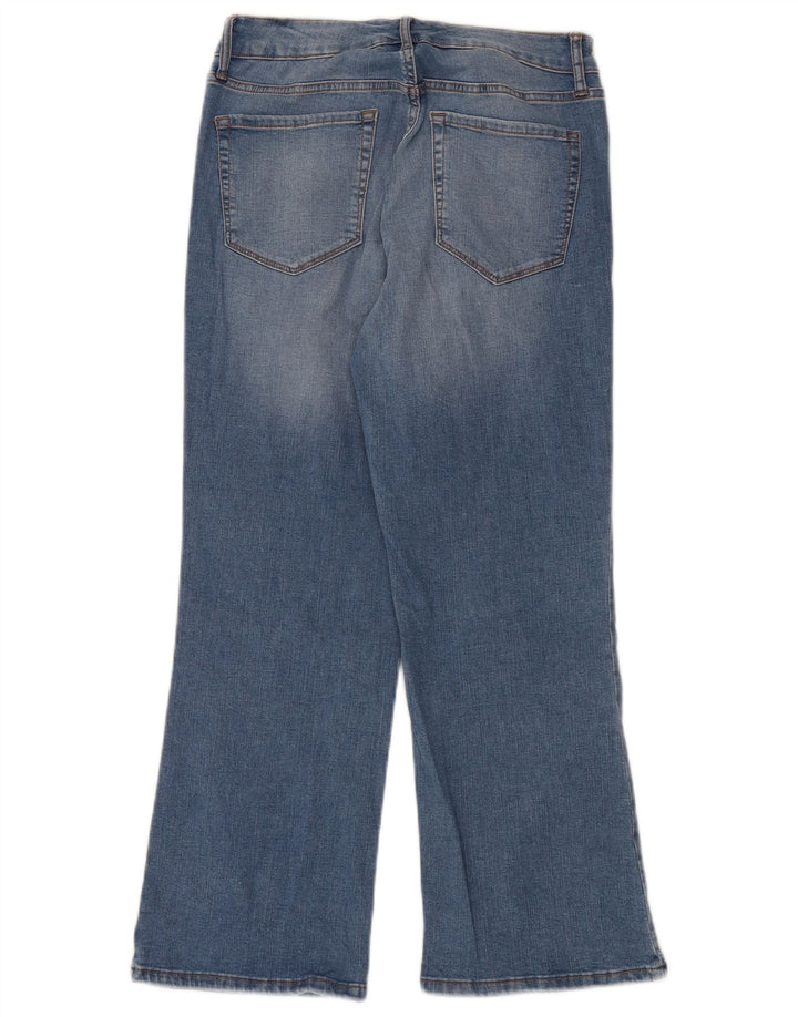 CHAPS Womens Kick Mid Rise Cropped Jeans US 8 Medium W29 L26 Blue Cotton