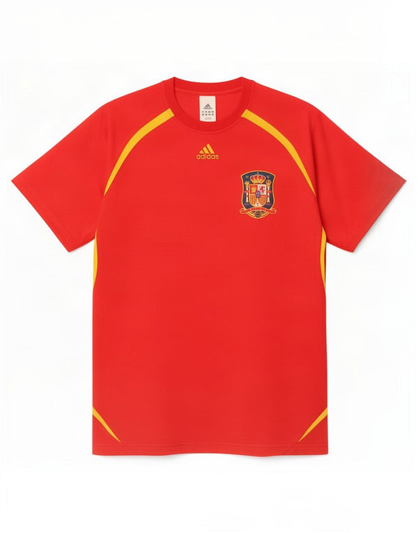 Adidas Męska koszulka narodowa reprezentacji Hiszpanii w piłce nożnej z grafiką Top XL czerwona