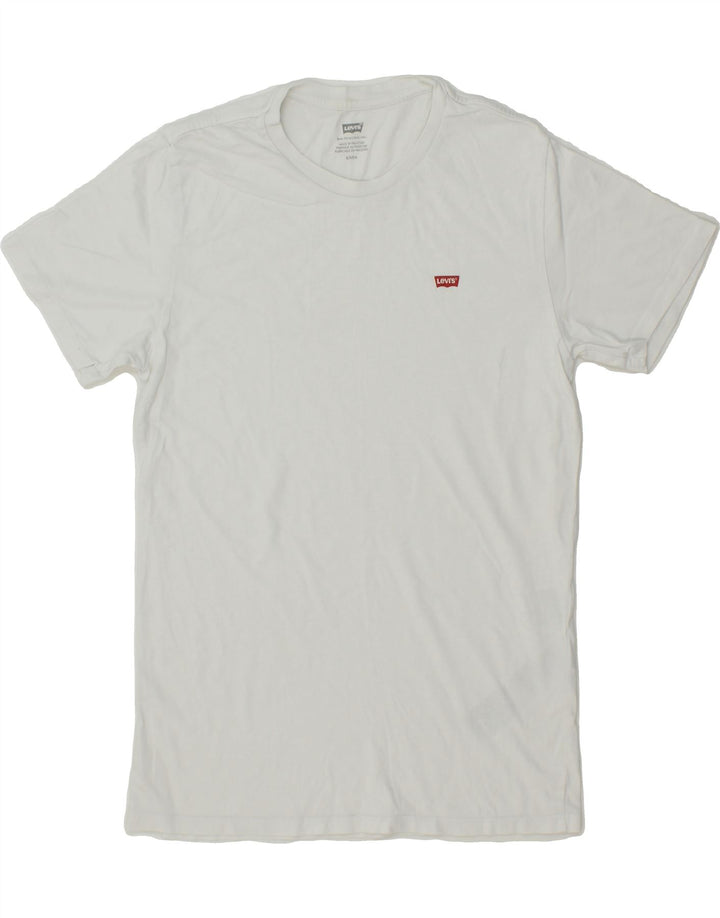 LEVI'S Mens T-Shirt Top Small White Cotton Vintage Levi's and Second-Hand Levi's from Messina Hembry 