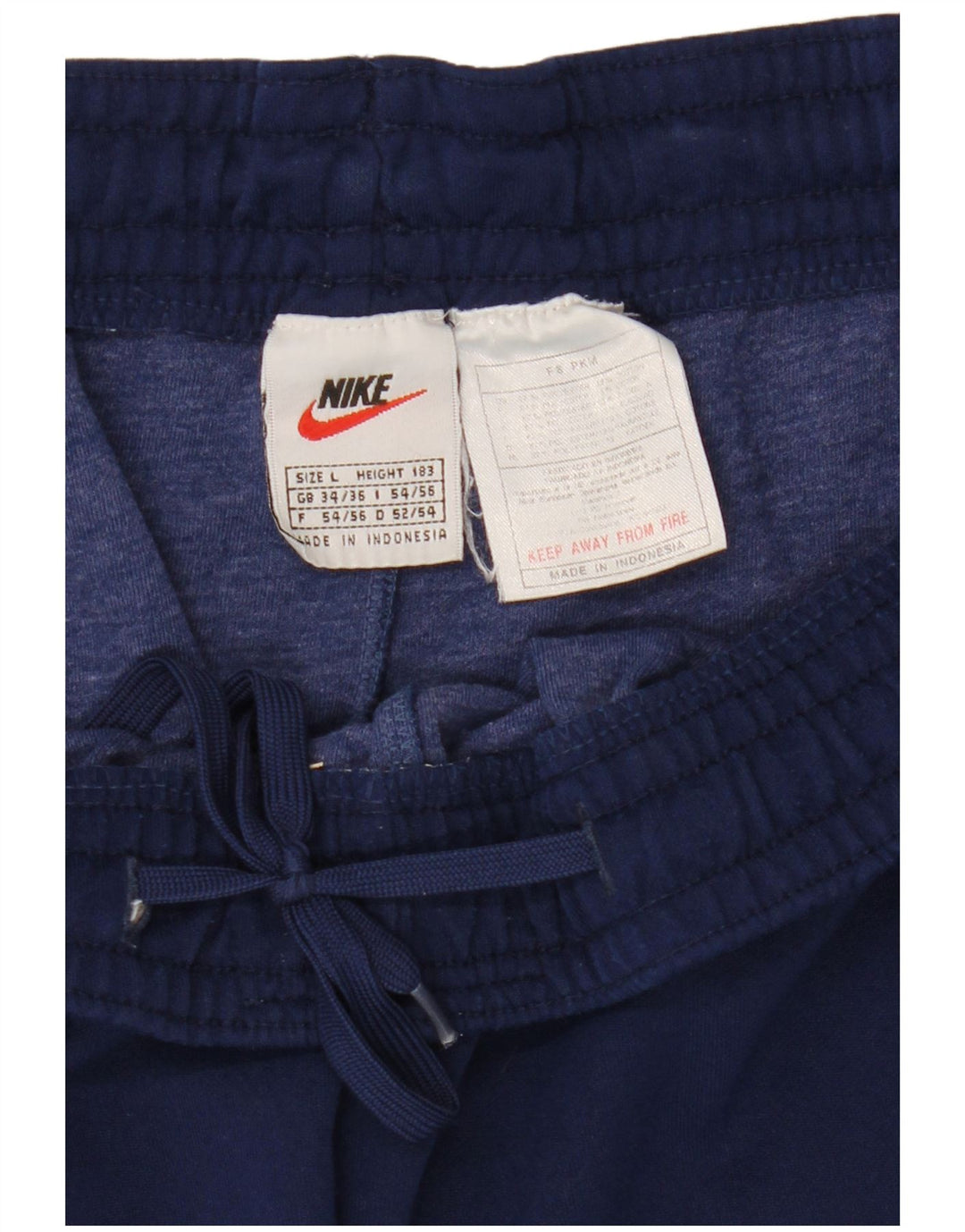Nike Mens Sport Shorts Large Navy Blue Polyester