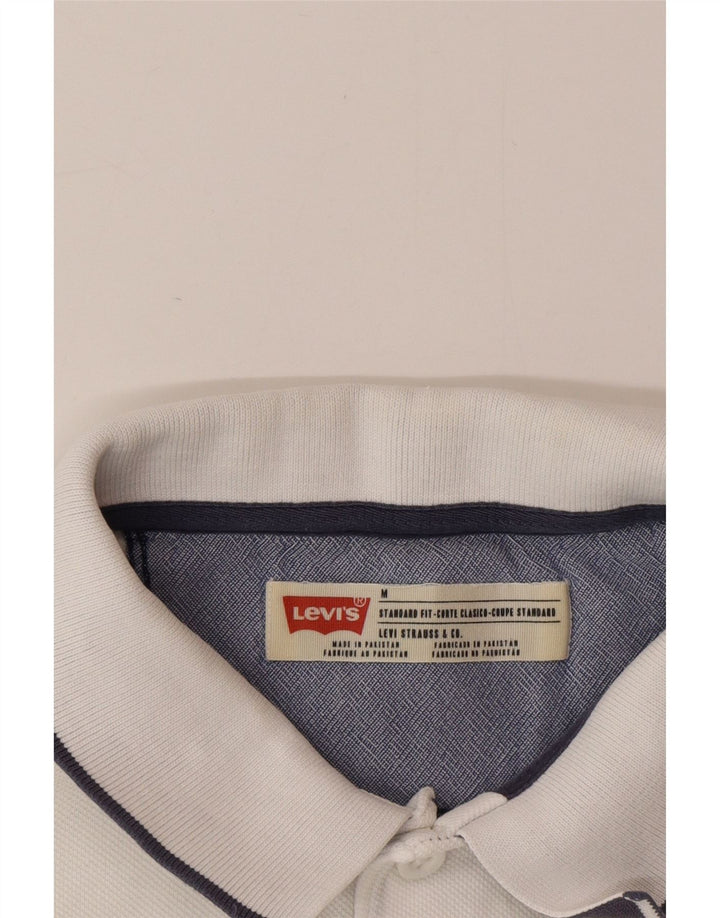 Levi's Mens Standard Fit Polo Shirt Medium White
