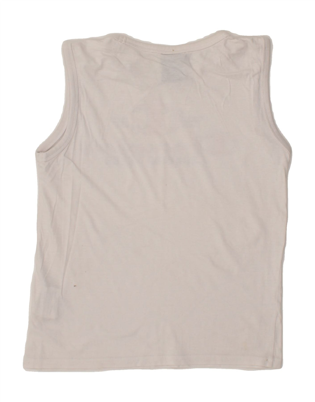 CHAMPION Boys Graphic Vest Top 7-8 Years Small White Cotton Vintage Champion and Second-Hand Champion from Messina Hembry 