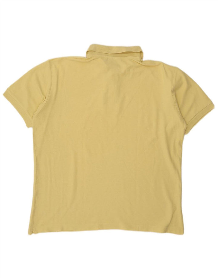 DIADORA Mens Polo Shirt IT 50 Medium Yellow