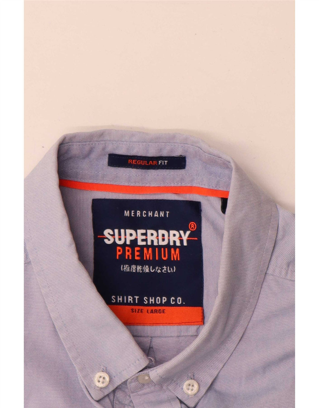 Camisa Superdry De Manga Corta Y Corte Regular Para Hombre Azul Grande
