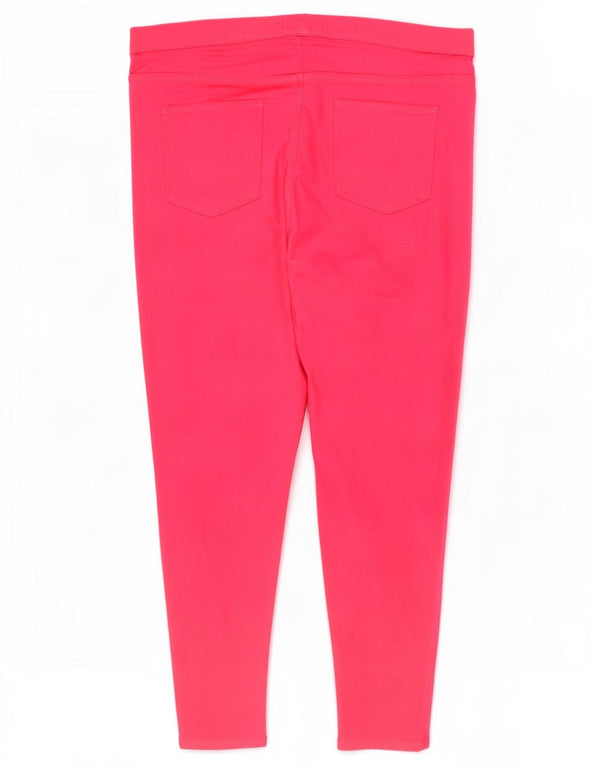 Marks & Spencer Womens Jegging Jeans UK 20 2XL W40 L28 Pink Cotton