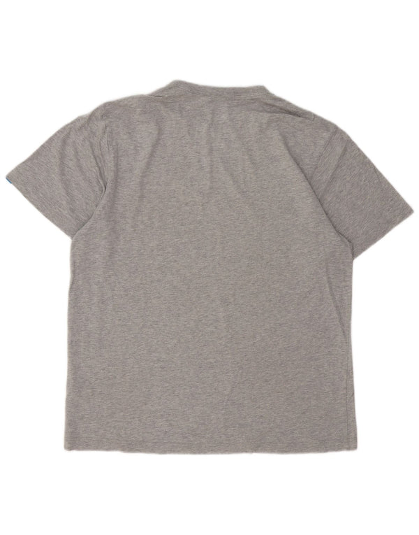 Adidas Mens Graphic T-Shirt Top Large Grey Cotton