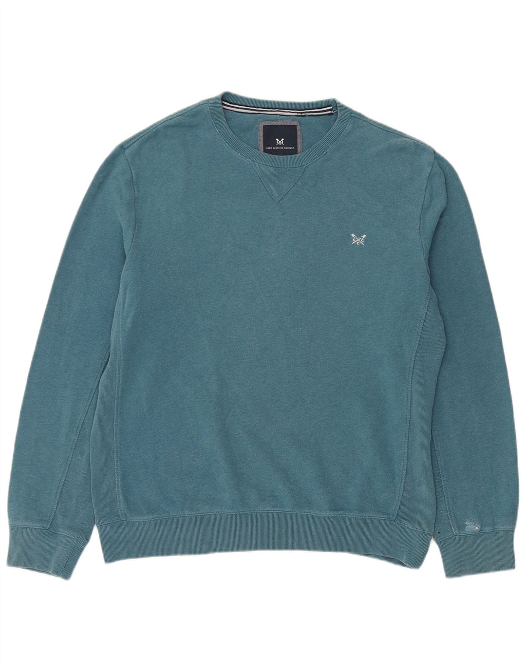 Crew Clothing Mens Sweatshirt Jumper XL Blue Cotton