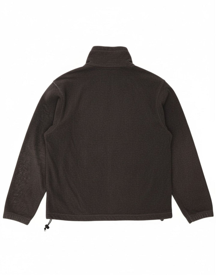 COLUMBIA Mens Fleece Jacket UK 38 Medium Grey Polyester